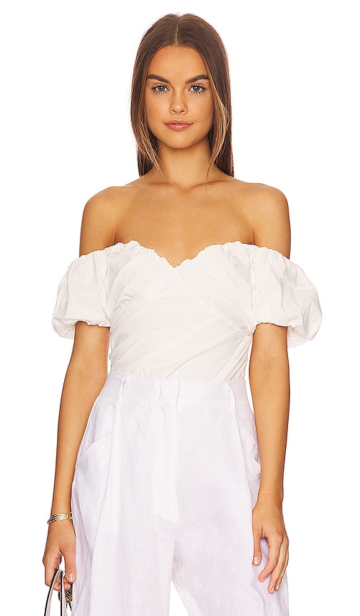 ASTR the Label Rayne Bodysuit in White