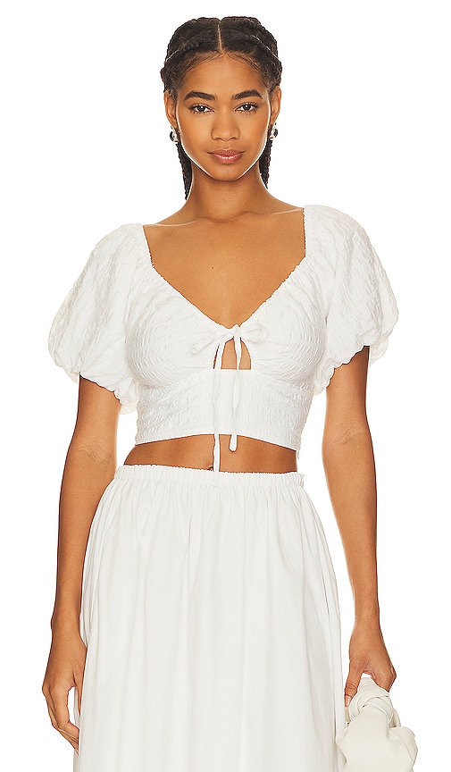 ASTR the Label Amadia Top in White