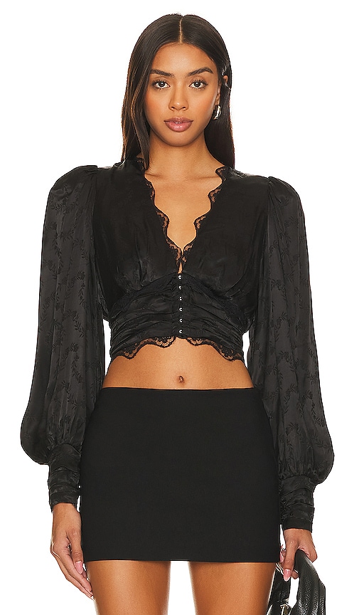 Astr Zanna Top In Black
