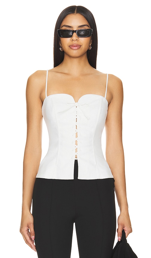 ASTR the Label Kylian Top in White