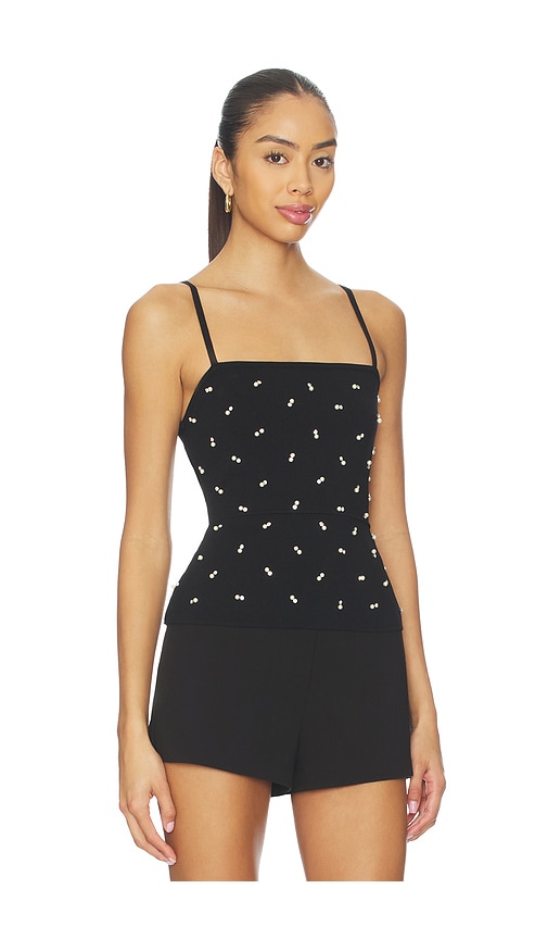 Astr The Label Adde Jewel Embellished Sweater Camisole In Black