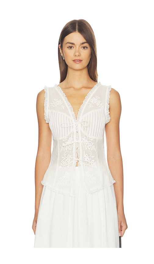 ASTR the Label Carrie Top en White Taille L Also en XS S M XL 133 €