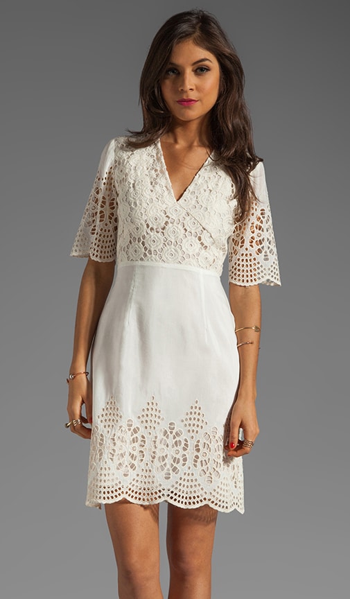 embroidered eyelet dress