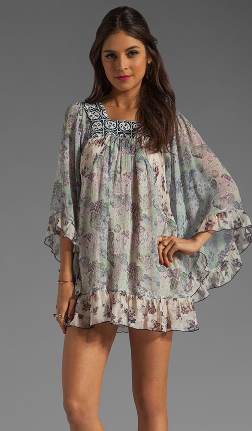 Floral Melody Mixed Print Dress