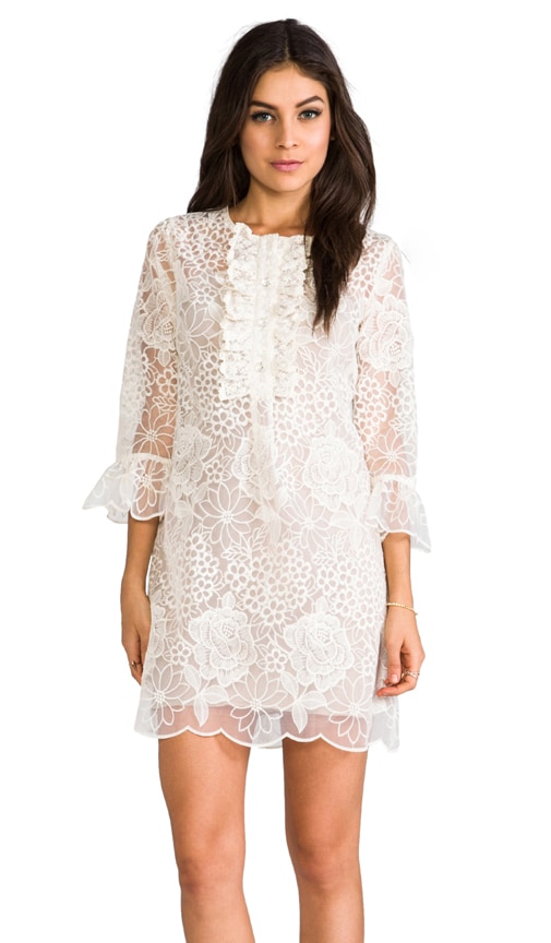 Crochet Lace Cutout Dress – Anna Sui