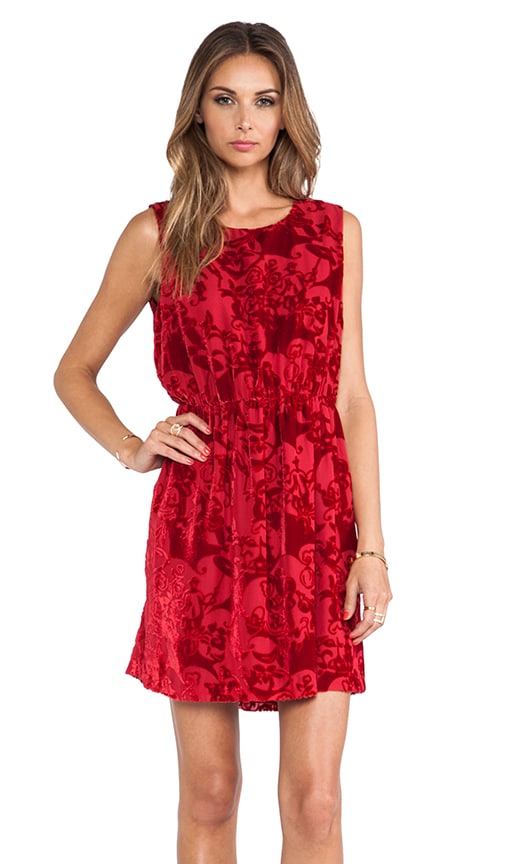 Village Burnout Mini Dress