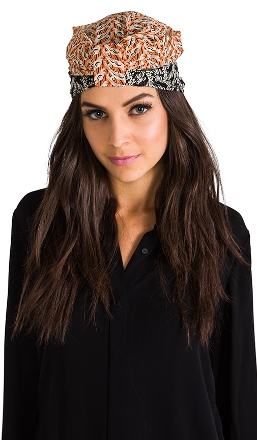 Parrot Print Chiffon Hat