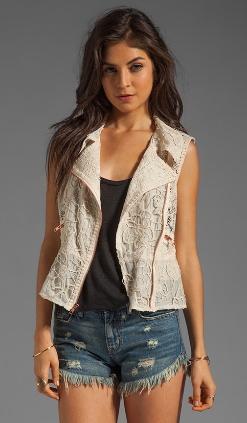 Mixed Lace Vest