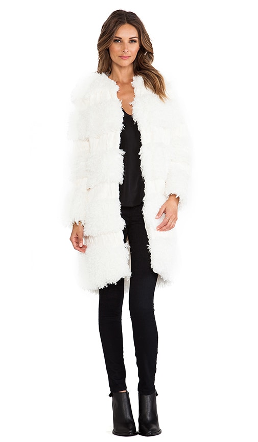 RUNWAY Mongolian Faux Fur Coat