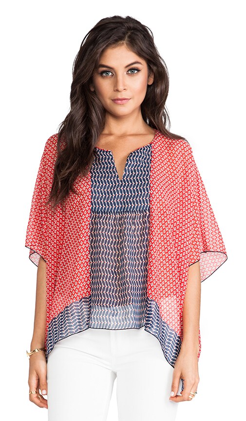 Leaf Print Top in