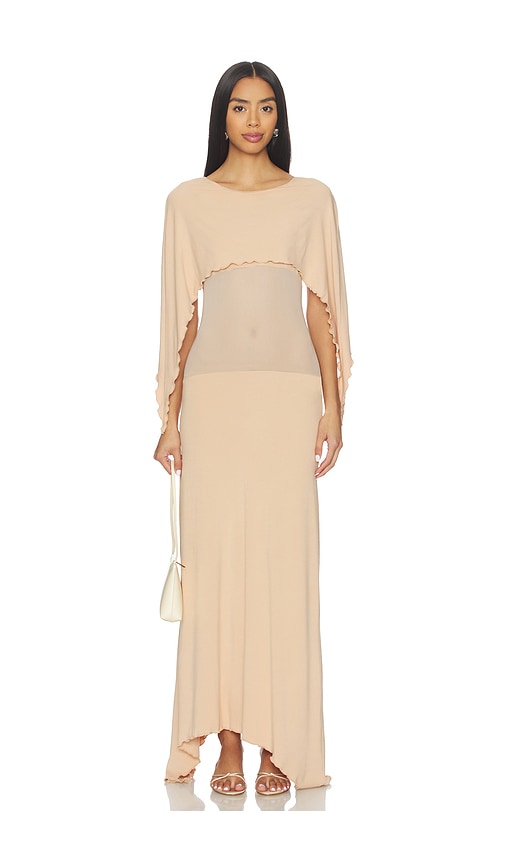Amelie Teje Evelyn Dress In Brown