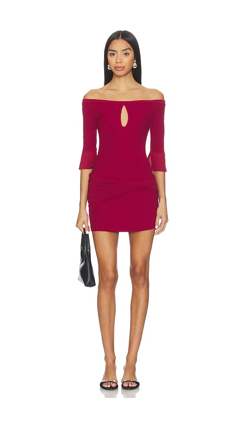 Amelie Teje Isla Dress In Red