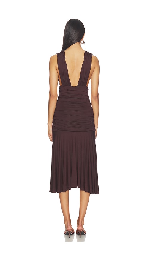  Amelie Teje Midi-kleid Lina In Chocolate. Größe S. Also In M, L. 