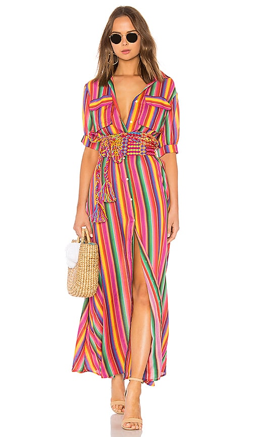 All Things Mochi Isabella Dress in Rainbow | REVOLVE