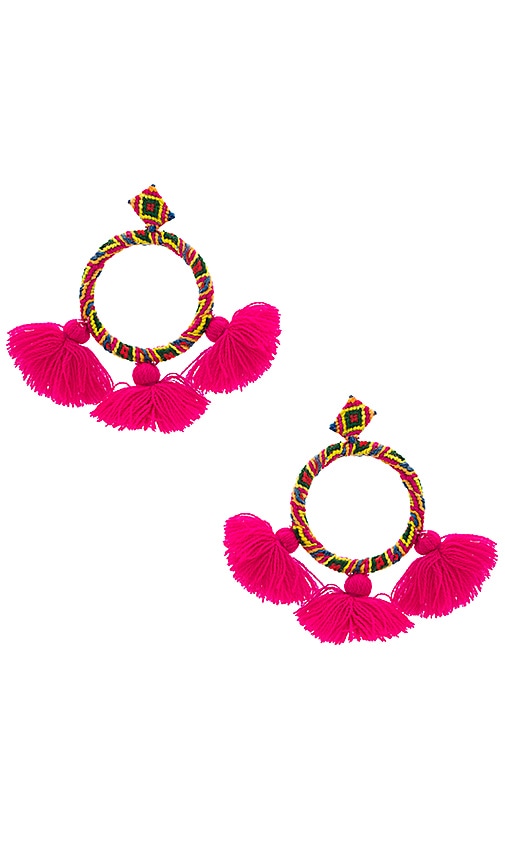 All Things Mochi Sandra Earrings In Pink Revolve Sandra Earrings All Things Mochi