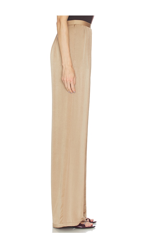  Atlein Weite Hose Mit Elastischem Bund In Beige. Größe 34. Also In 36, 38, 40. 