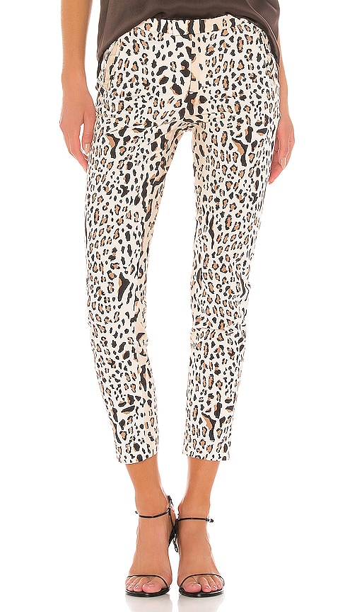 ATM Anthony Thomas Melillo Leopard Print Cotton Slim Pant in Camel ...