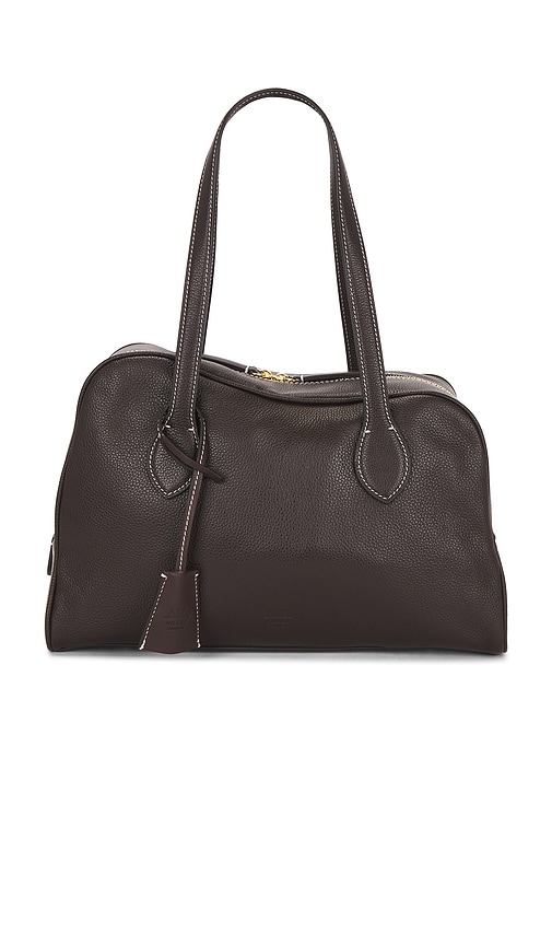 Atp Atelier Noale Leather Tote Bag In Black