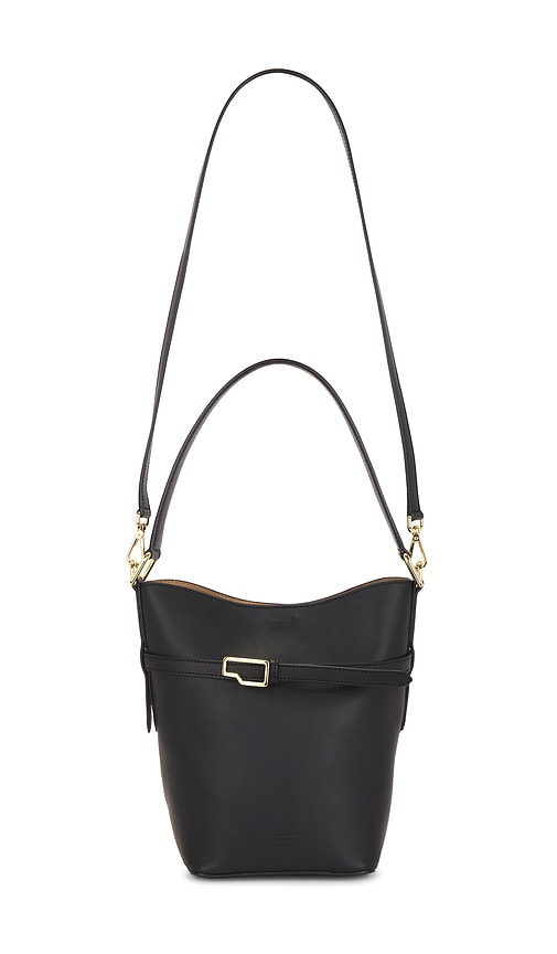 Atp Atelier Lierna Buckled Shoulder Bag In Black