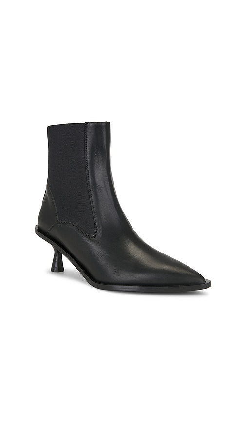 Atp Atelier Trino Pointed Toe Kitten Heel Chelsea Boot In Black