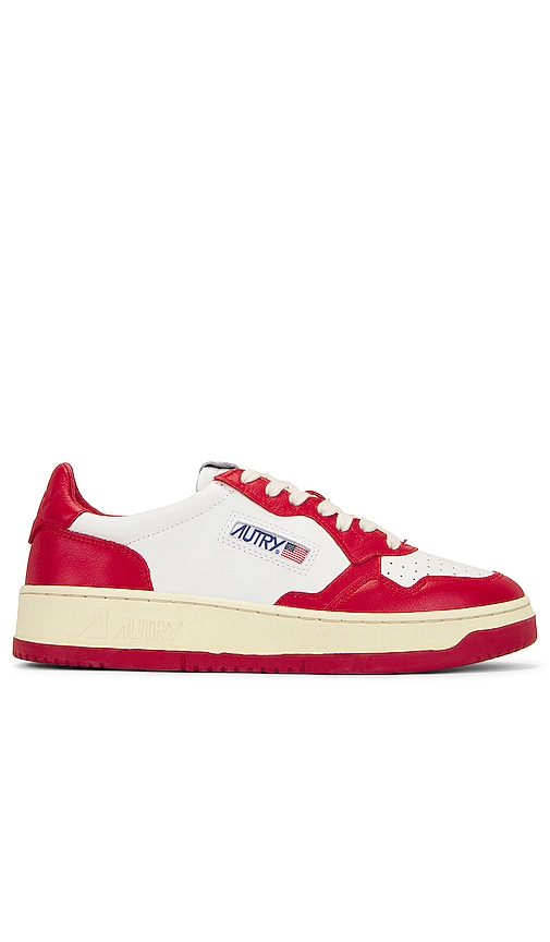 MEDALIST LOW 运动鞋 – 白色 & 红色