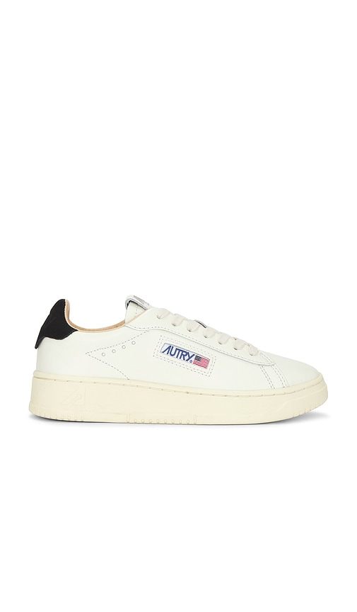 Autry Dallas Low Sneaker in Marshmallow & Black