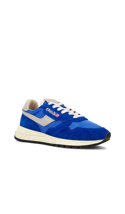 Autry Reelwind Low-top Chunky Sneakers In 白&蓝