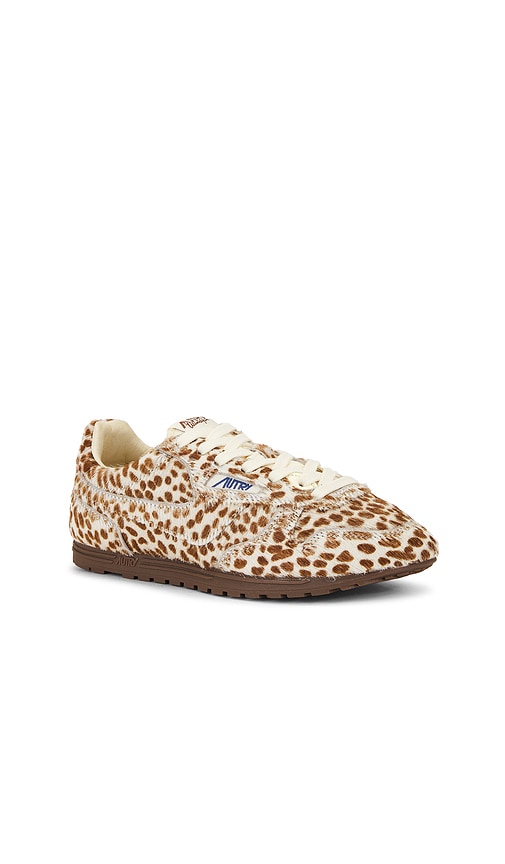 Autry Windspin Low Sneaker In Animal Print