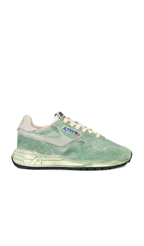 Autry Reelwind Super Vintage Low Sneaker In Green
