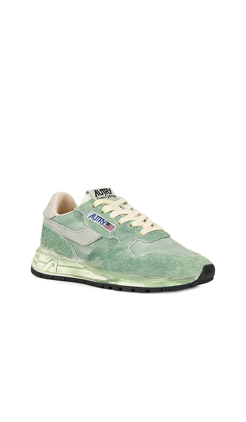 Autry Reelwind Super Vintage Low Sneaker In Green