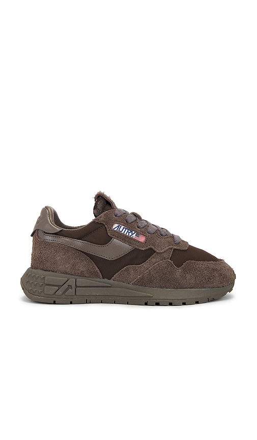 Autry Reelwind Low Sneaker In Brown