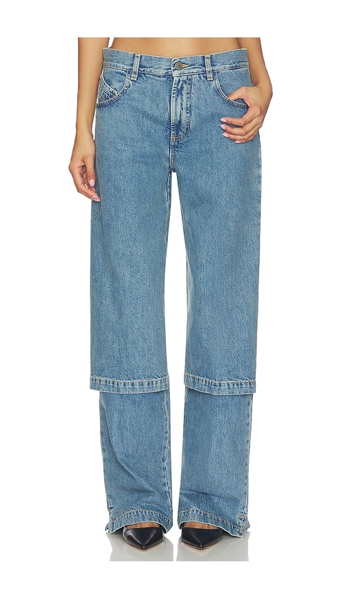 THE ATTICO Tiered Wide Leg