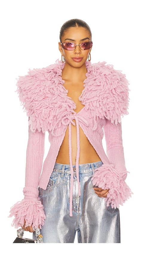 Front Tie Cardigan in . Size 36. Also in 38, 40, 44 - THE ATTICO - Modalova