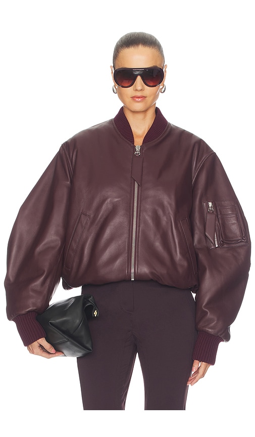 THE ATTICO BLOUSON en Wine Taille 36 Also en 38 40 42 3112 €