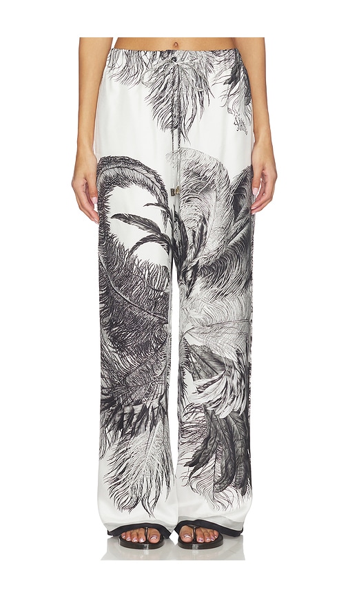 THE ATTICO Feather Print Pant