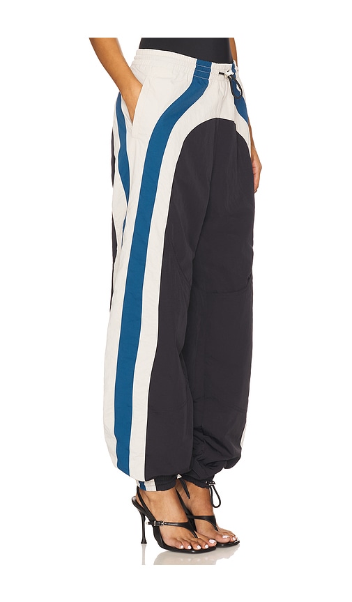 Attico Panelled Drawstring Trousers In Multi