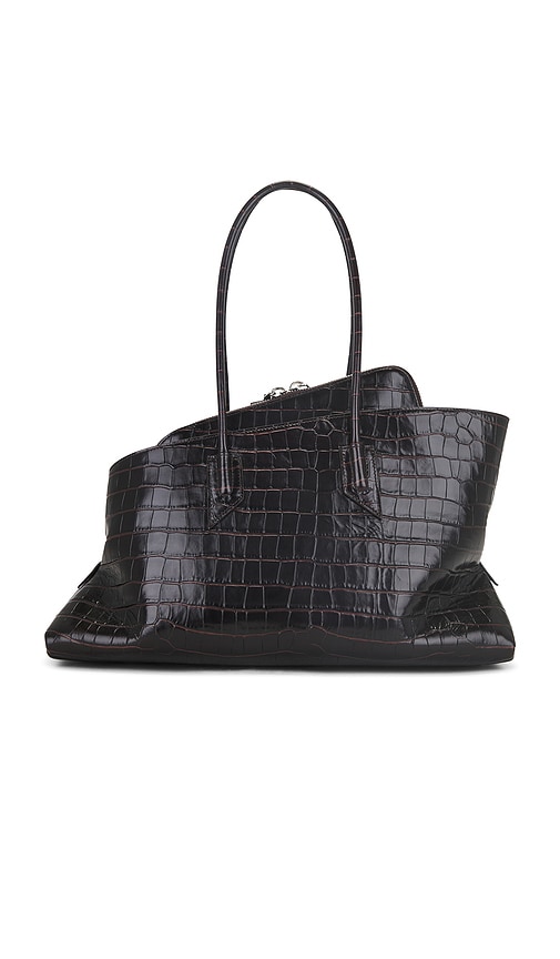 Attico La Passeggiata Top Handle Bag In Black