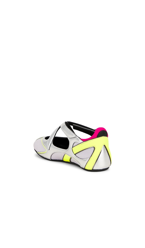 The Attico Flach Floor01 In Metallic Silver. Größe 36. Also In 36.5, 37, 38, 38.5, 39, 39.5, 40, 41. 