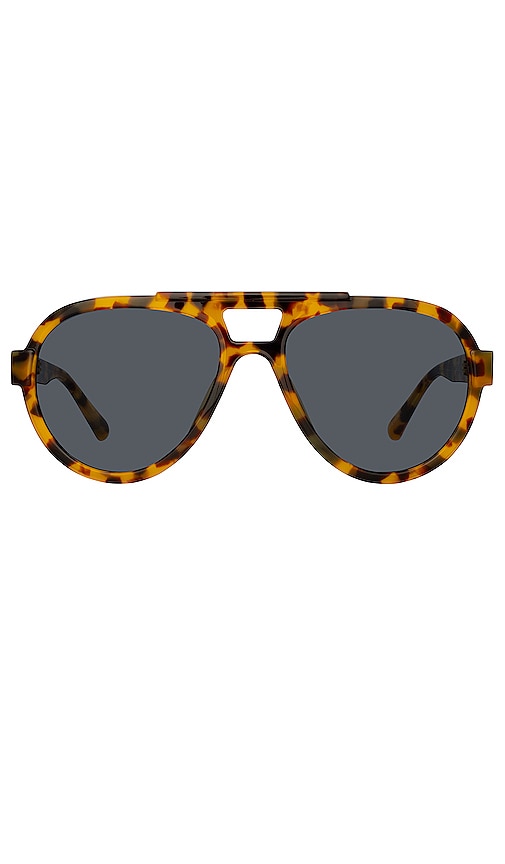 Attico X Linda Farrow Jurgen Sunglasses In T-shell  Gold  & Blue