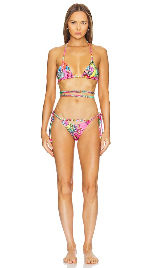 Alameda Turquesa Coralia Bikini In Multi