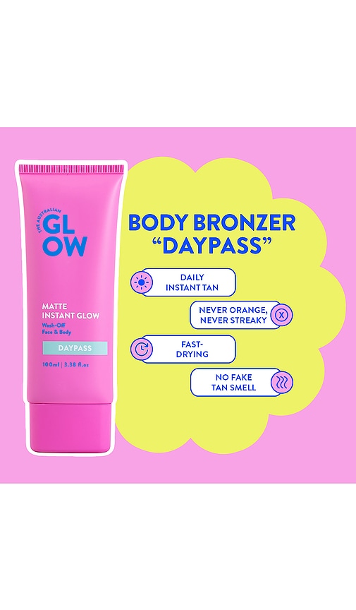 Australian Glow Wash Off Instant Tan Day Pass