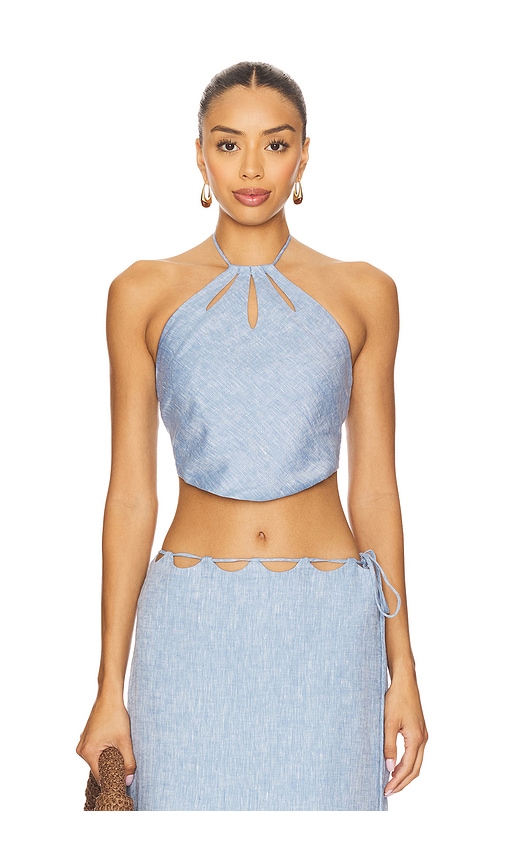 Amazon Top in Blue. - size XXS (also in L, M, S, XS)