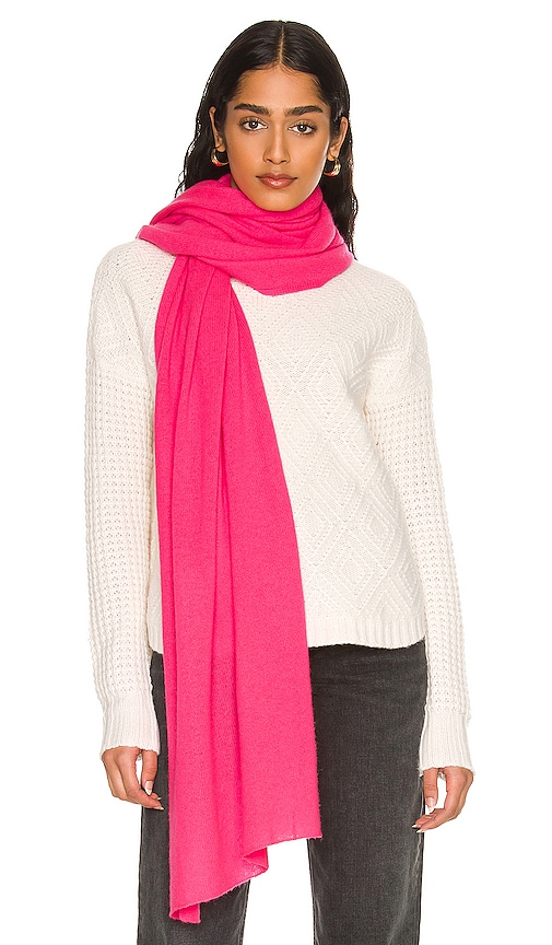 Autumn Cashmere Featherweight Wrap in Festival Pink REVOLVE