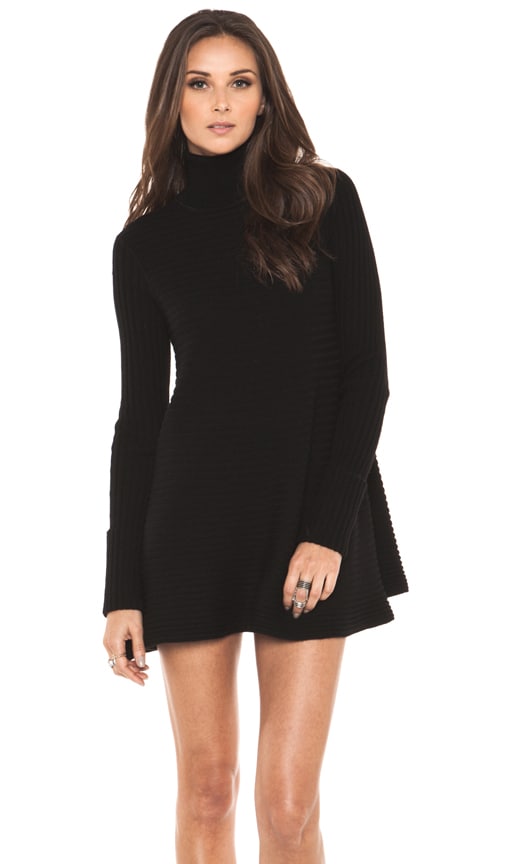 Flared Rib Dress