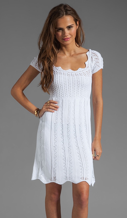 Mixed Pointelle Dress