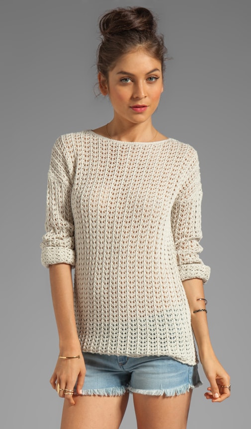 Long Sleeve Open Stitch Sweater