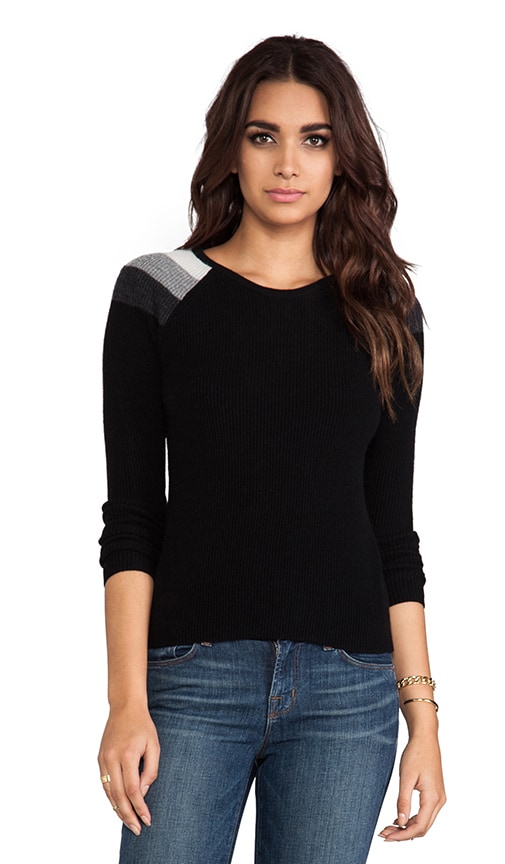 Raglan With Shoulder Stripes
