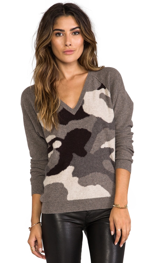 Camo V-Neck