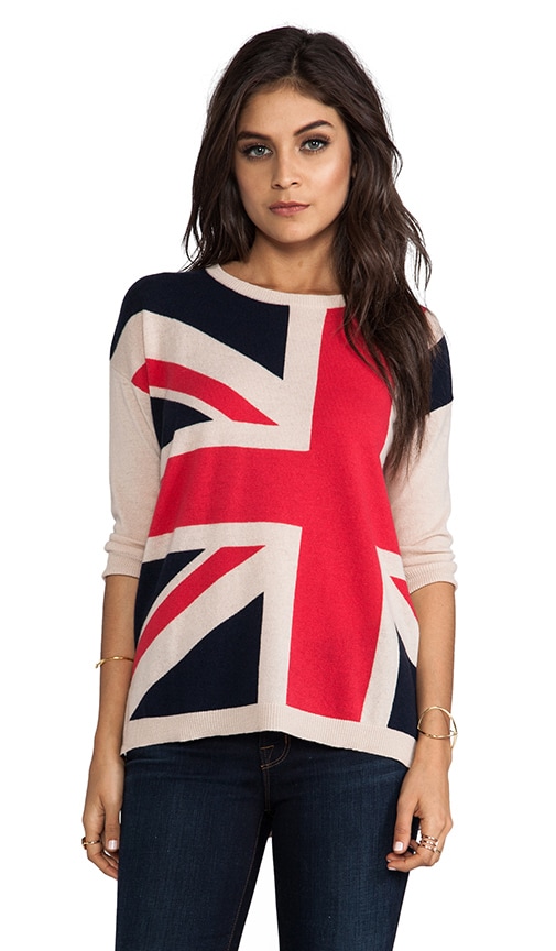 British Hi Low Boxy Sweater