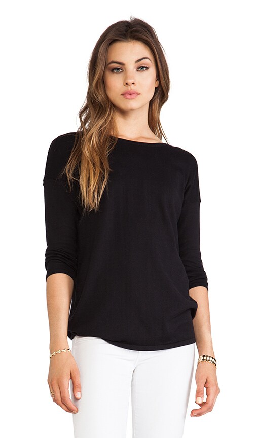 Mesh Skeleton Back Sweater